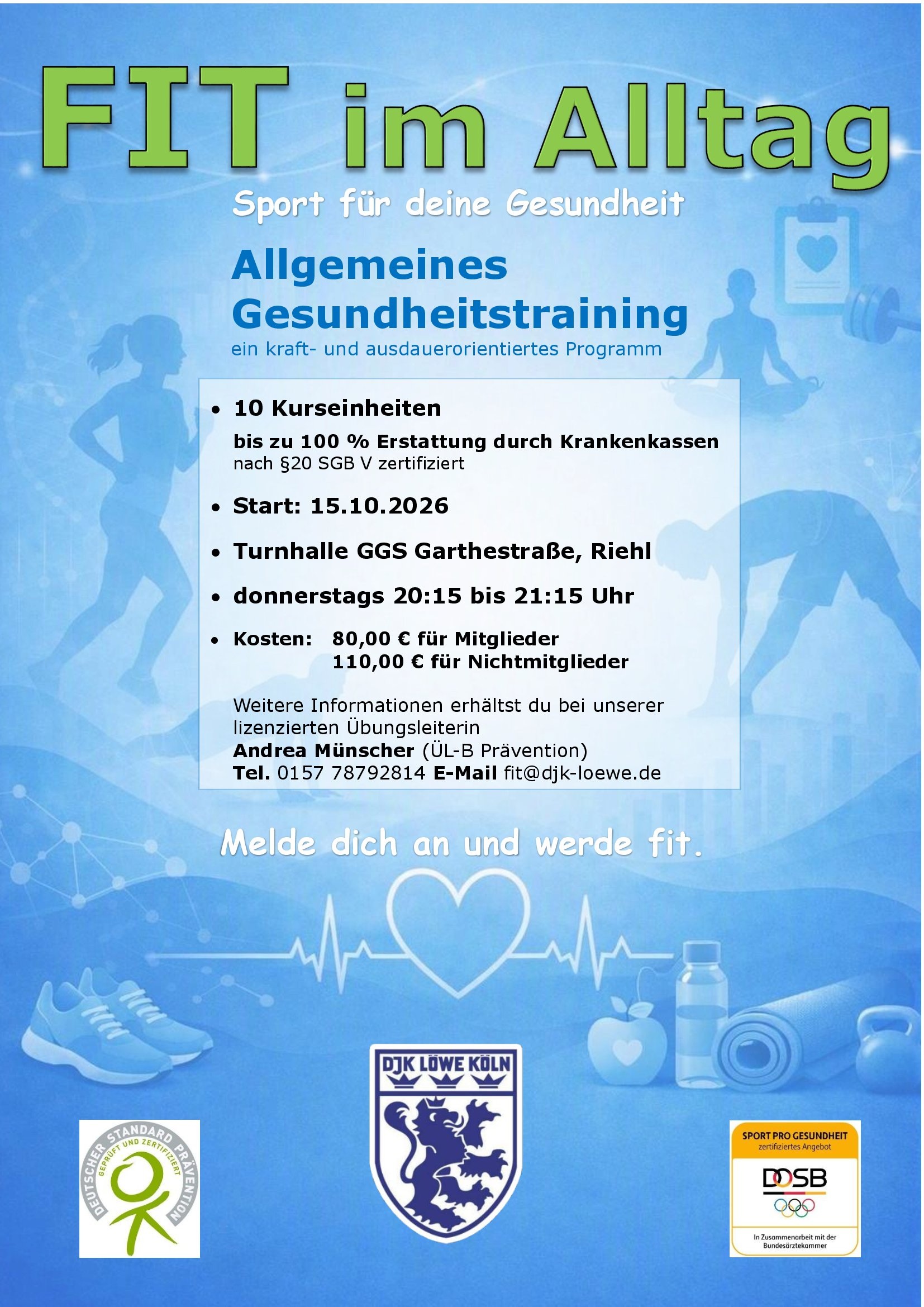 FIT im Alltag – Sport für deine Gesundheit!